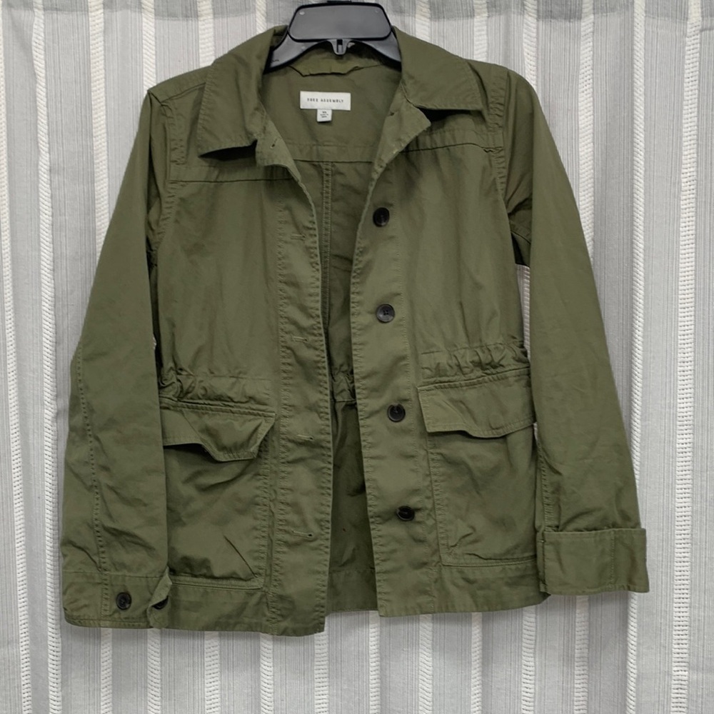 Free Assembly Army Green‎ Jacket Size XS